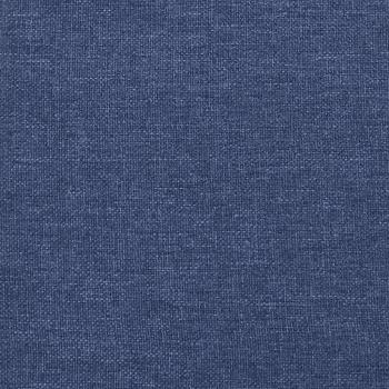Boxspringbett mit Matratze Blau 100x200 cm Stoff