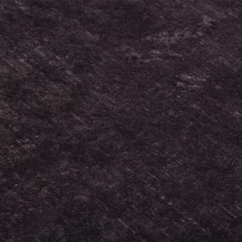 Teppich Waschbar Schwarz und Golden 400x300 cm Rutschfest