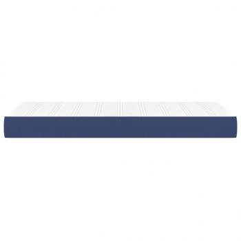 Taschenfederkernmatratze Blau 100x200x20 cm Stoff