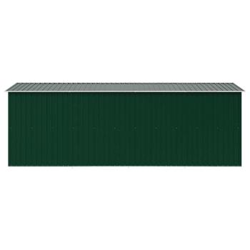 Gerätehaus 257x489x181 cm Metall Grün