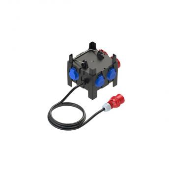 PCE Kunststoff-Mobilverteiler, Modell IMST, IP44, 197x197x200, 0TE, schwarz (9030020)