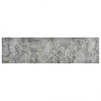 Küchenteppich Waschbar Beton 45x150 cm Samt