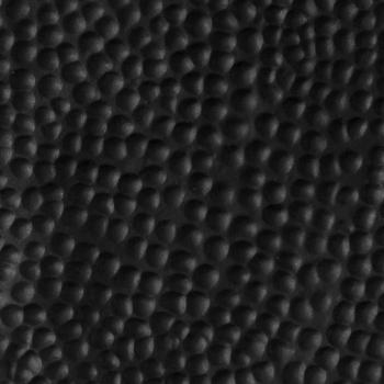 Couchtisch aus Gehämmertem Aluminium 70 x 30 cm Schwarz