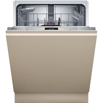 ARDEBO.de Neff S157YAX03E N70 XXL Vollintegrierter Geschirrspüler, 60 cm breit, 13 Maßgedecke, TimeLight, Zeolith, AquaStop