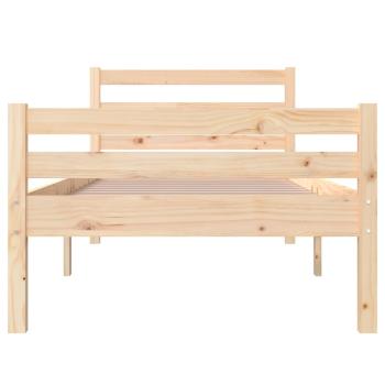 Massivholzbett 90x200 cm