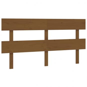 ARDEBO.de - Kopfteil Honigbraun 154x3x81 cm Massivholz Kiefer