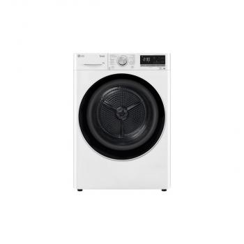 ARDEBO.de LG V9R09TC 9kg EEK: C Wärmepumpentrockner, 60 cm breit, LED-Trommelbeleuchtung, ThinQ, Kindersicherung, Knitterschutz, weiß