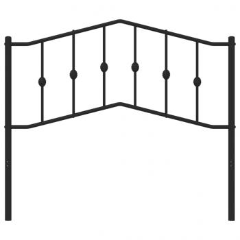 Kopfteil Metall Schwarz 107 cm