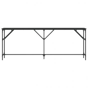Konsolentisch Schwarz 200x29x75 cm Holzwerkstoff