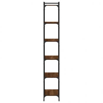Bücherregal 6 Böden Braun Eiche-Optik 60x30x188cm Holzwerkstoff