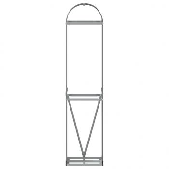 Kaminholzunterstand Anthrazit 40x45x170 cm Verzinkter Stahl