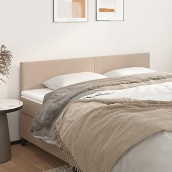ARDEBO.de - Kopfteile 2 Stk. Cappuccino-Braun 80x5x78/88 cm Kunstleder