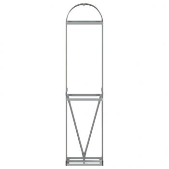 Kaminholzunterstand Braun 40x45x170 cm Verzinkter Stahl