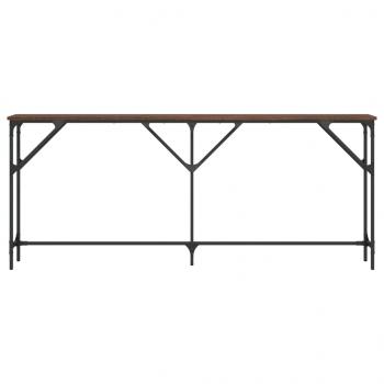 Konsolentisch Braun Eichen-Optik 180x23x75 cm Holzwerkstoff