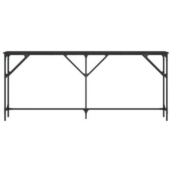 Konsolentisch Schwarz 180x23x75 cm Holzwerkstoff