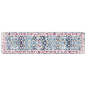 Teppich Waschbar Mehrfarbig 80x300 cm Rutschfest