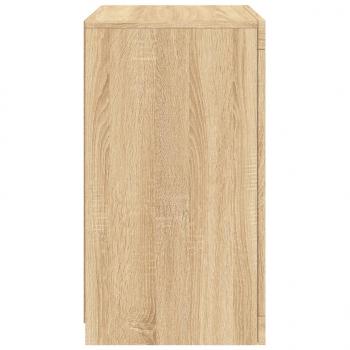 Beistellschränke mit LED-Leuchten 2 Stk. Sonoma Eiche