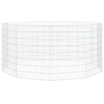 Freilaufgehege 10-teilig 54x80 cm Verzinktes Eisen