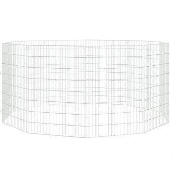Freilaufgehege 10-teilig 54x80 cm Verzinktes Eisen