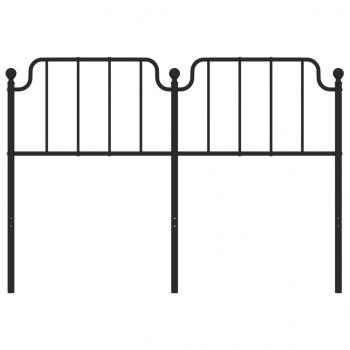 Kopfteil Metall Schwarz 150 cm