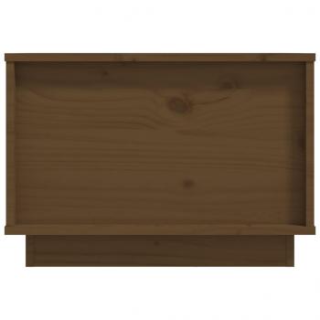 Couchtisch Honigbraun 40x50x35 cm Massivholz Kiefer