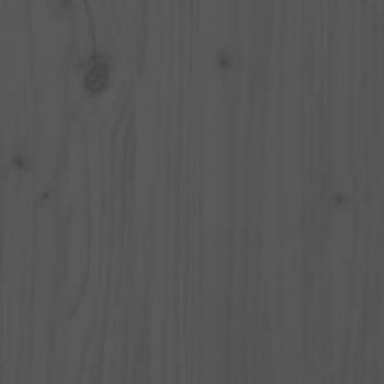 Wandregale 2 Stk. Grau 50x12x9 cm Massivholz Kiefer