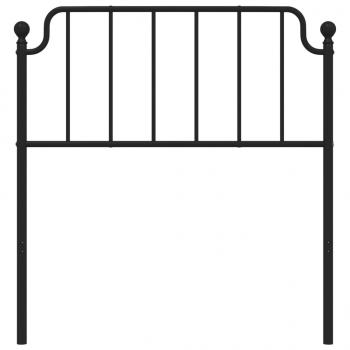Kopfteil Metall Schwarz 90 cm