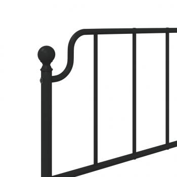 Kopfteil Metall Schwarz 90 cm