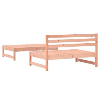 2-tlg. Garten-Lounge-Set Massivholz Douglasie