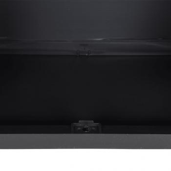 Gartenschrank Grau und Schwarz 65x37x85 cm PP