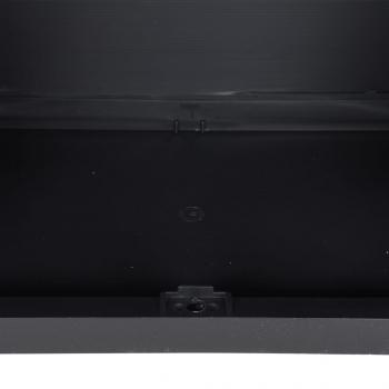 Gartenschrank Grau und Schwarz 65x37x165 cm PP