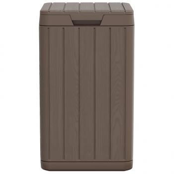 Outdoor-Mülltonne Braun 38x38x65 cm PP