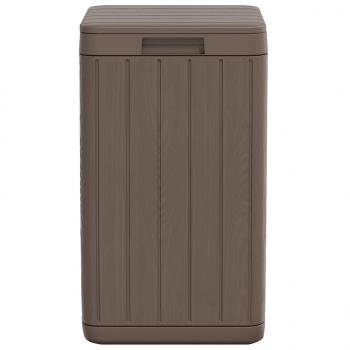 Outdoor-Mülltonne Braun 38x38x65 cm PP