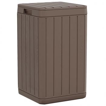 Outdoor-Mülltonne Braun 38x38x65 cm PP
