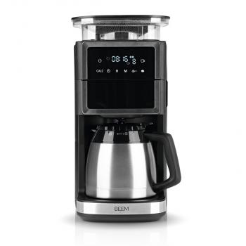ARDEBO.de BEEM Kaffeemaschine Fresh-Aroma-Perfect III Thermo, 1000W, mit Mahlwerk, schwarz/Edelstahl (04233)