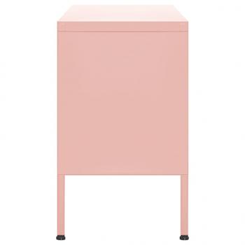 TV-Schrank Rosa 105x35x50 cm Stahl    