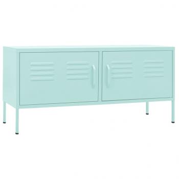 TV-Schrank Minzgrün 105x35x50 cm Stahl    