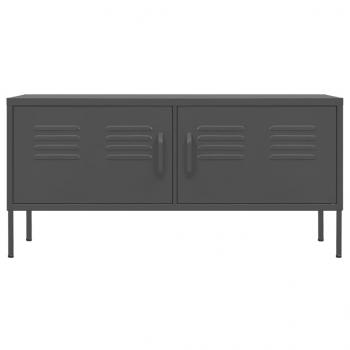 TV-Schrank Anthrazit 105x35x50 cm Stahl    