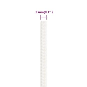 Bootsseil Weiß 2 mm 250 m Polypropylen