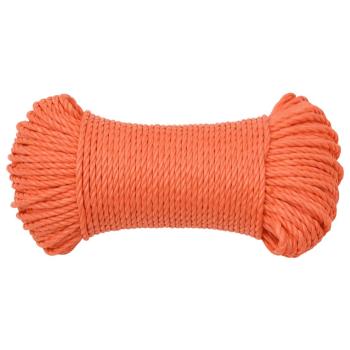 Arbeitsseil Orange 8 mm 50 m Polypropylen