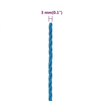 Arbeitsseil Blau 3 mm 500 m Polypropylen