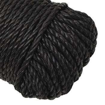 Arbeitsseil Schwarz 6 mm 100 m Polypropylen