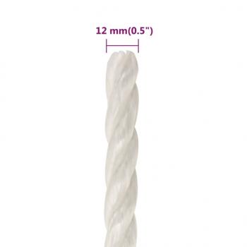 Arbeitsseil Weiß 12 mm 500 m Polypropylen