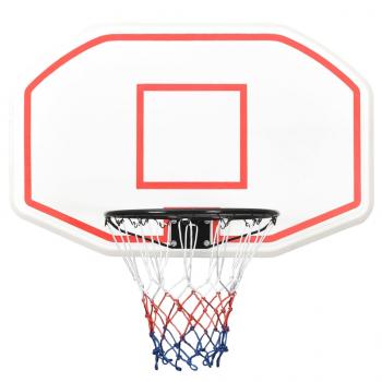 Basketballkorb Weiß 109x71x3 cm Polyethylen