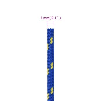 Bootsseil Blau 3 mm 100 m Polypropylen
