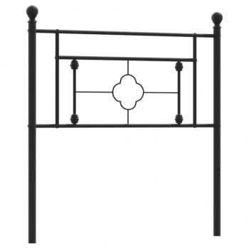 ARDEBO.de - Kopfteil Metall Schwarz 90 cm