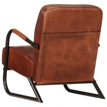 Sessel Braun Echtleder