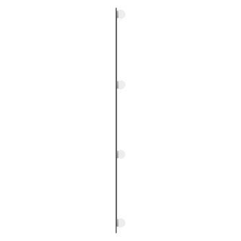 Wandspiegel mit LED-Leuchten 30x100 cm Glas Rechteckig