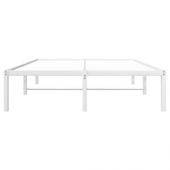 Bettgestell Metall Weiß 120x190 cm
