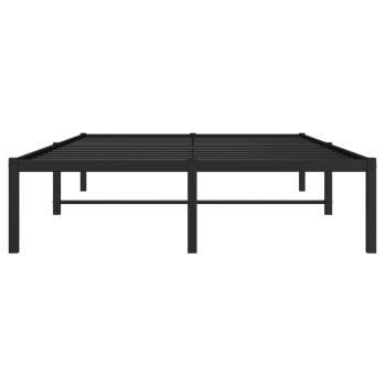 Bettgestell Metall Schwarz 120x200 cm